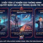 3 Bẫy tâm lý khiến CEO thông minh đưa ra quyết định sai lầm trong Quản trị tài chính